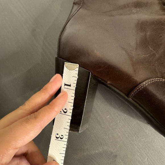 Gianni Barbato Women's  Leather Lace Up Boots Pointed Toe - Picture 9 of 12